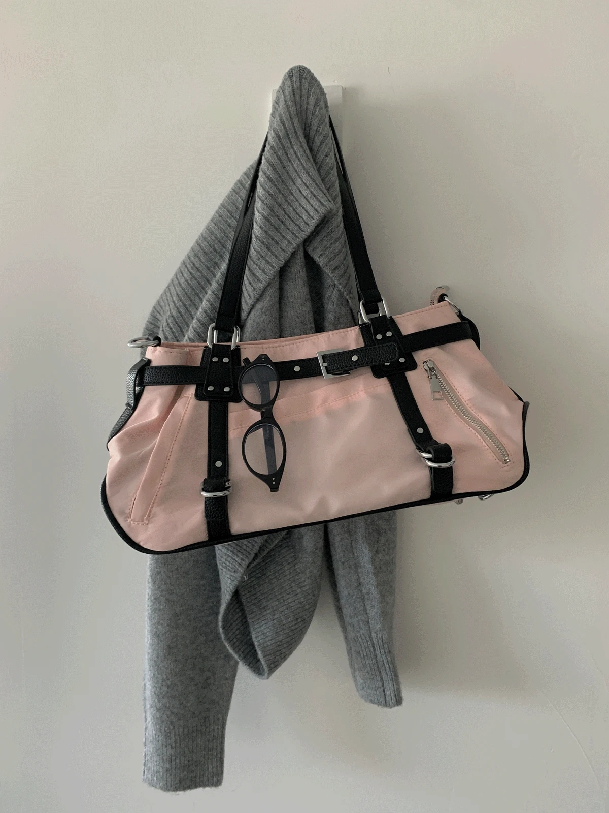 BUCKLE ZIPPER BAG