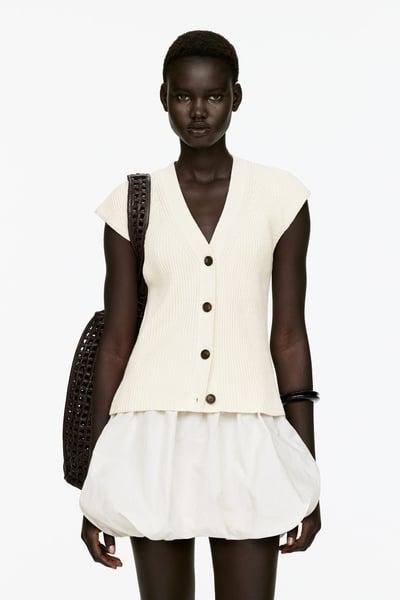 Knitted Sleeveless Top