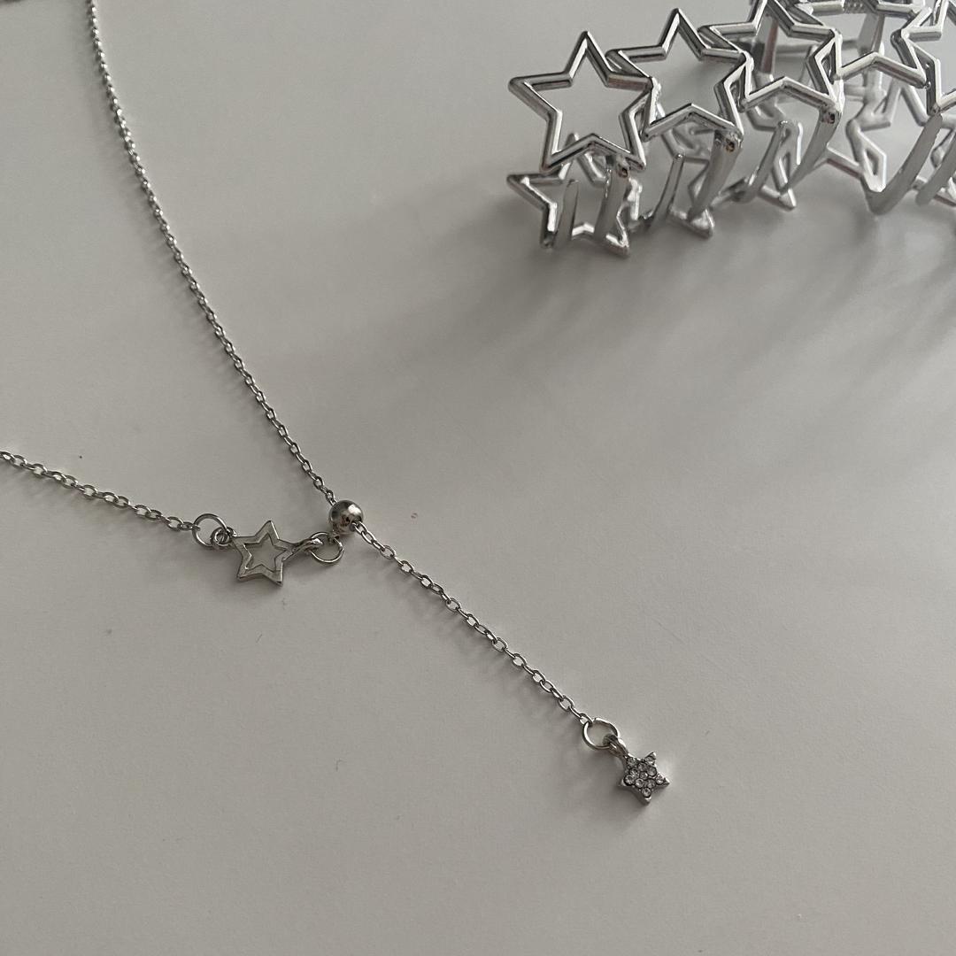 drop star necklace