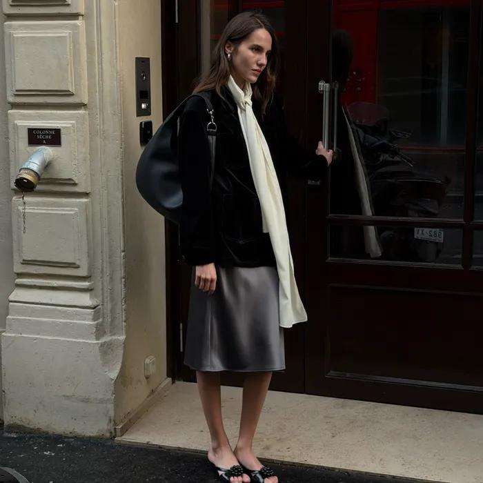 [6th] Velvet Work Jacket by Japanese Fabric_Black