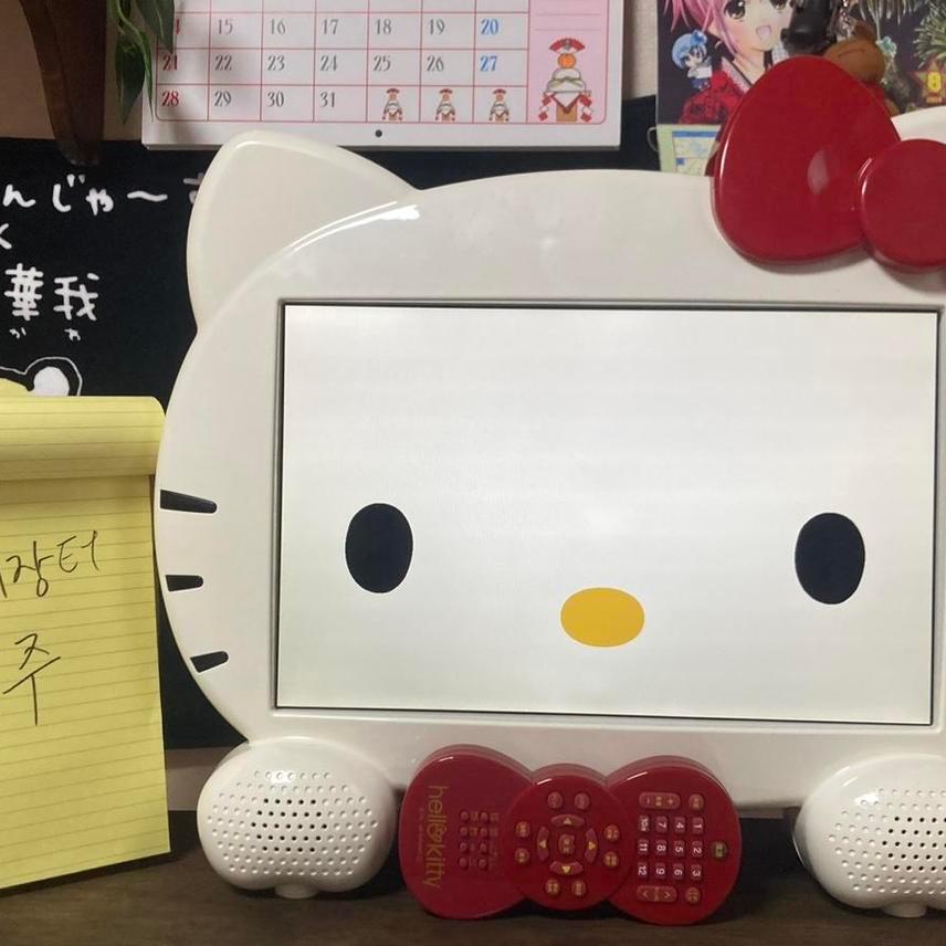 키티 TV 헬로키티 모니터 컴퓨터