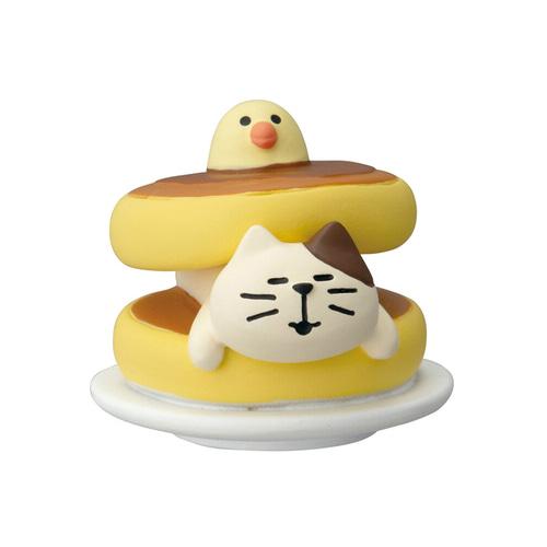 2022 데꼴 가든 카페 핫케이크 고양이 피규어