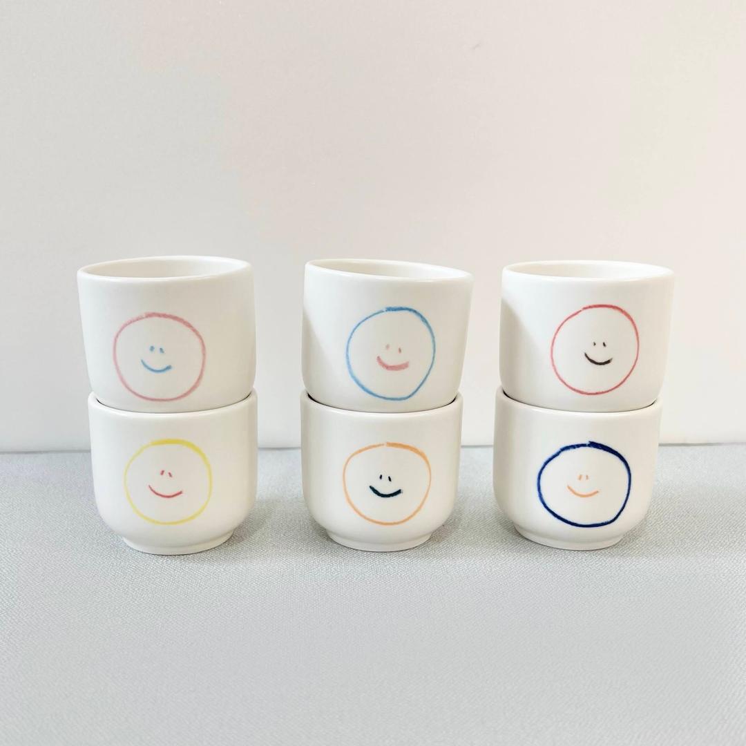 [포터리씨] 스마일 소주잔 6color