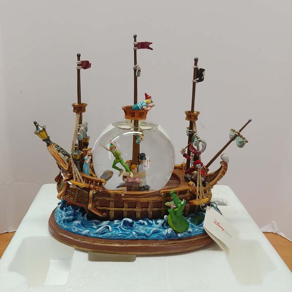 디즈니 피터팬 캡틴 훅 해적선 스노우 글로브