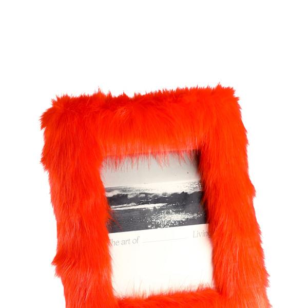 FAUX FUR FRAME(ORANGE)
