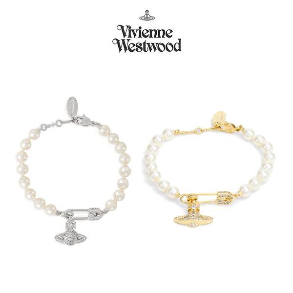 비비안웨스트우드 루크리스 진주 PIN 팔찌 2종