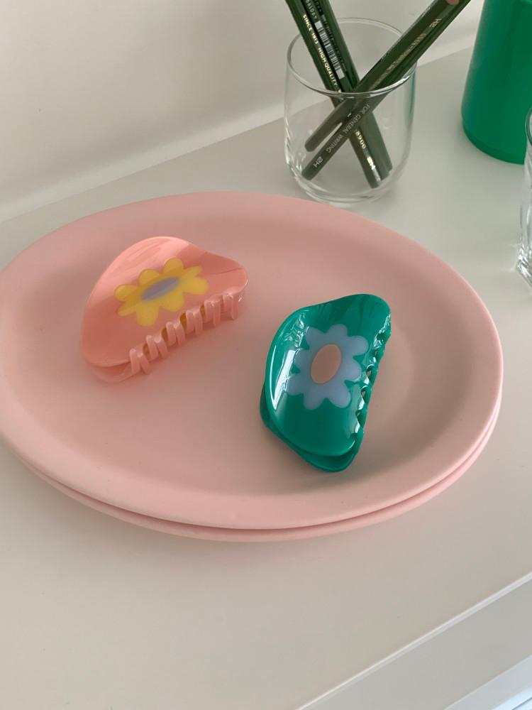 [둥그런/ 헤어핀] 케이크 헤어 집게핀 (2 color)