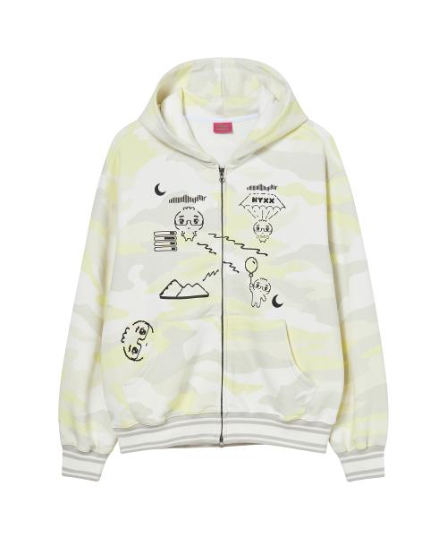 NYGD ADVENTURE HOOD ZIP-UP YELLOW