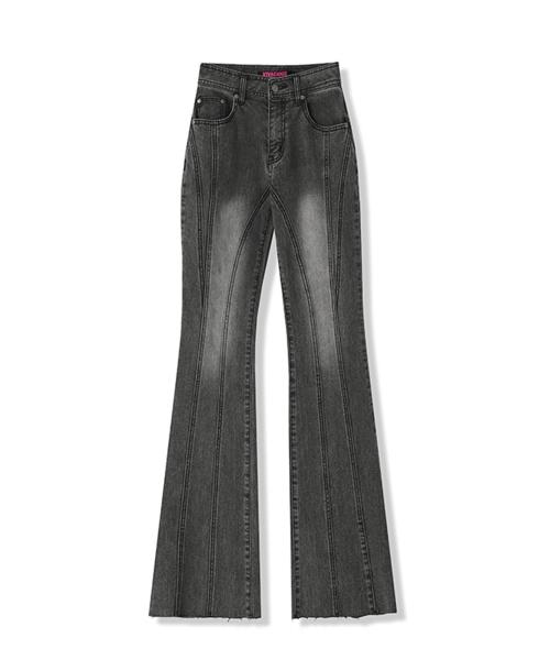 비바셔스(VIVACIOUS)  Slender Line Denim Pants GREY - 사이즈 & 후기 | 무신사