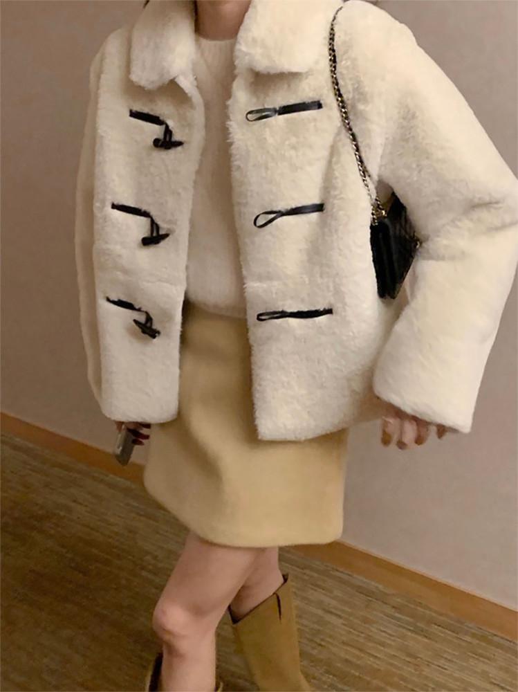 sale 미엘 아모 퍼자켓 아이보리당일