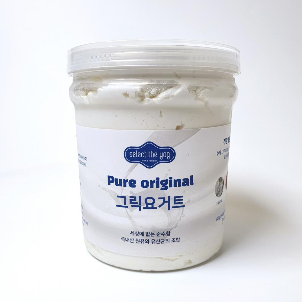 셀렉더요그 플레인 다이어트 떠먹는 꾸덕한 수제그릭요거트[500g]
