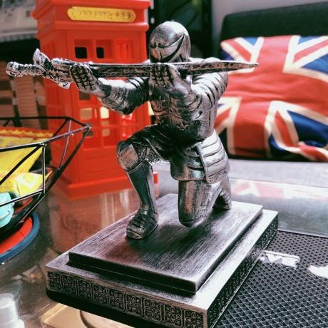 중세기사 펜홀더 만년필 볼펜 거치대 펜슬트레이