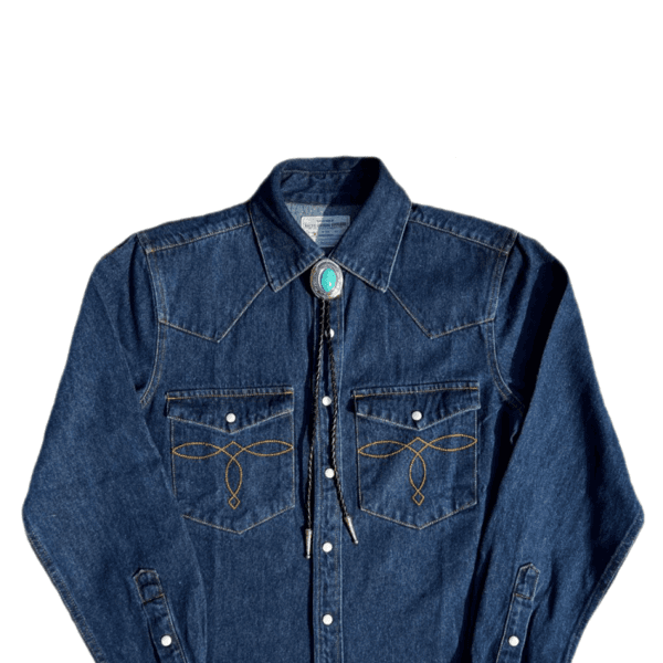 [오콘쿼] 웨스턴 데님 셔츠