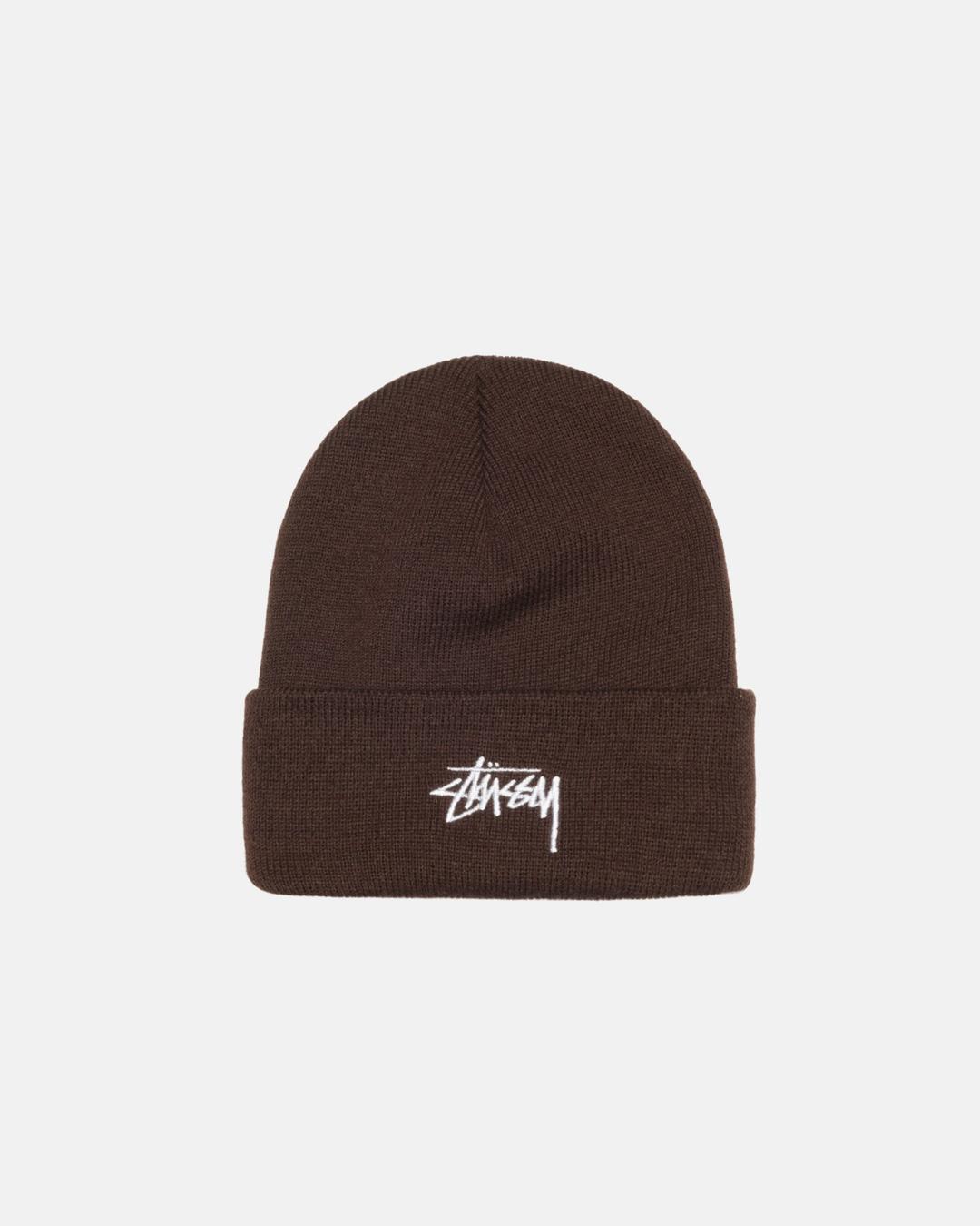 CUFF BEANIE STOCK - Coffee / ONE SIZE