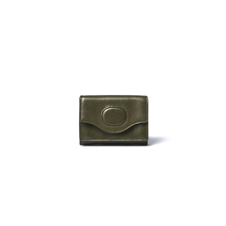 EGGSHELL MEDIUM WALLET_OLIVE