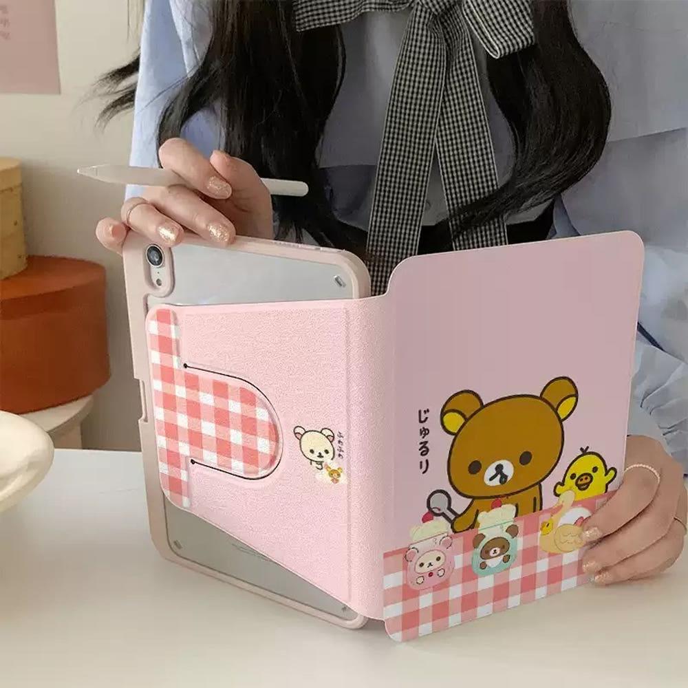 핑크 아이스크림 리락쿠마 ipad 아이패드 미니 에어6 프로7 13인치 케이스