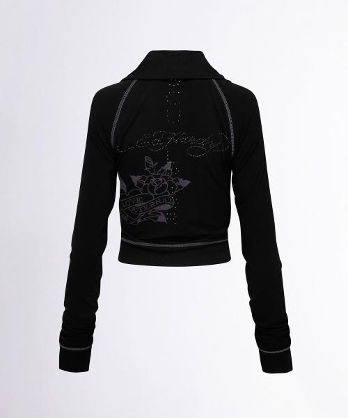 스컬프터(SCULPTOR)  [Sculptor X Ed Hardy] Jersey Track Zip-Up Black - 사이즈 & 후기 | 무신사