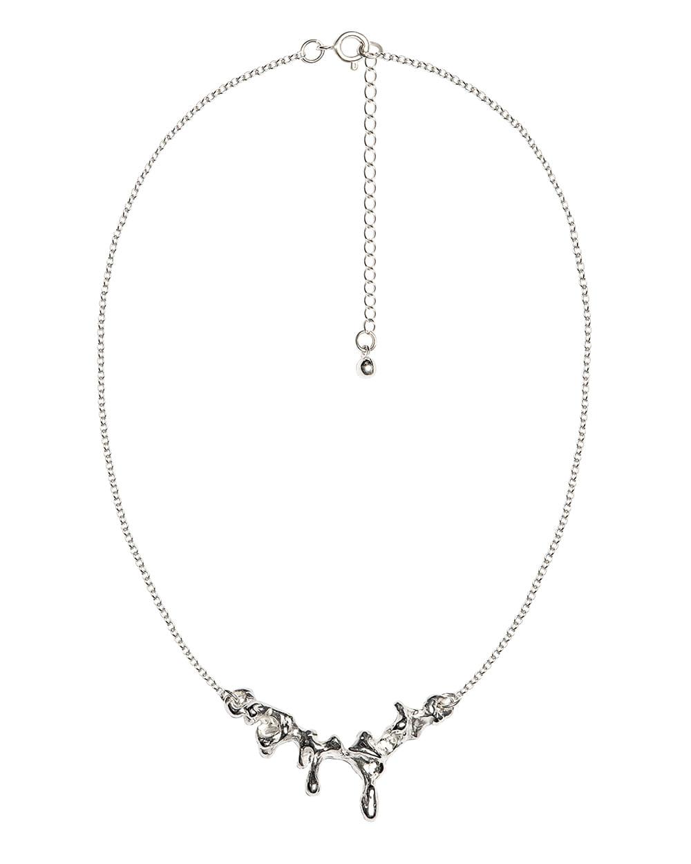 SIMPLE MELTING NECKLACE 925