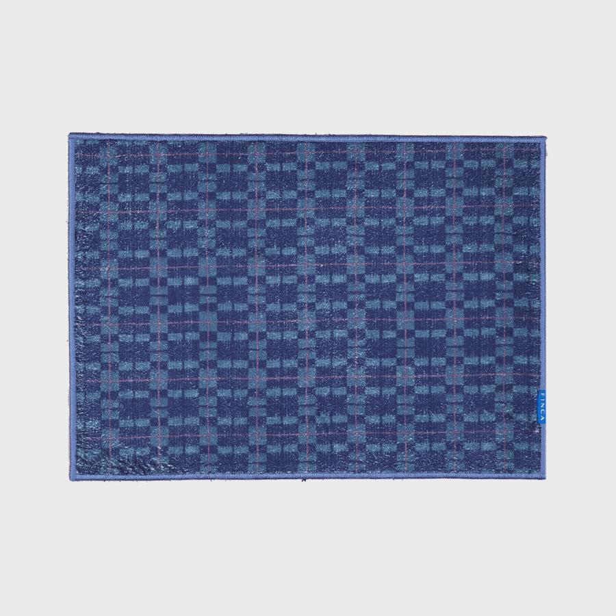 BL 핸드룸 체크 발매트 주방매트 네이비 2Sizes