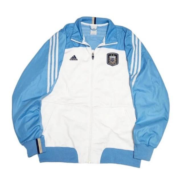 아디다스 삼선 흰하 아르헨티나 올드스쿨 져지 바람막이