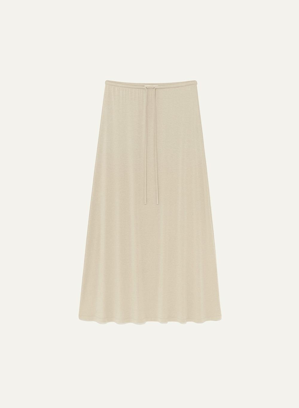 Esmé Jersey Skirt Chalk