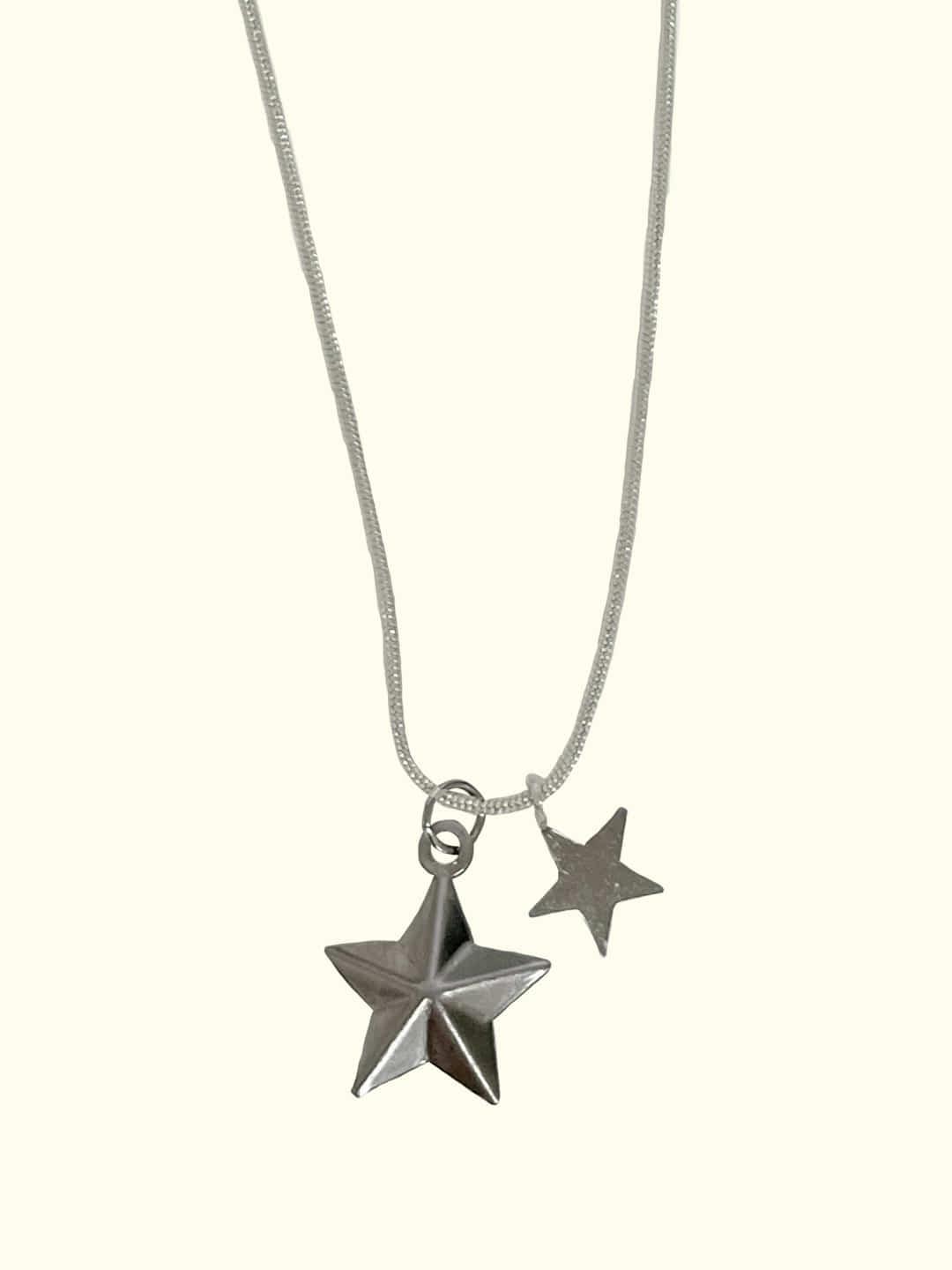 two star necklace
