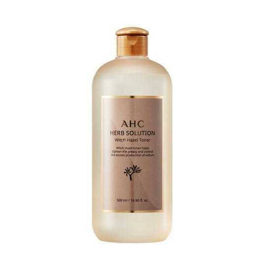 AHC 허브솔루션 위치하젤 토너 500ml (온)