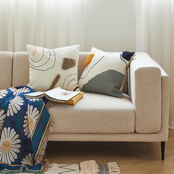 유니크 감성 디자인 쿠션(솜포함) 4종택1