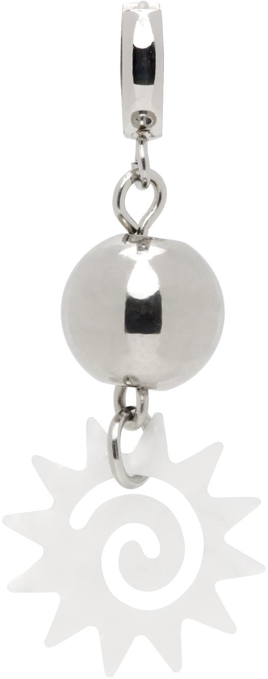 실버 선 싱글 이어링