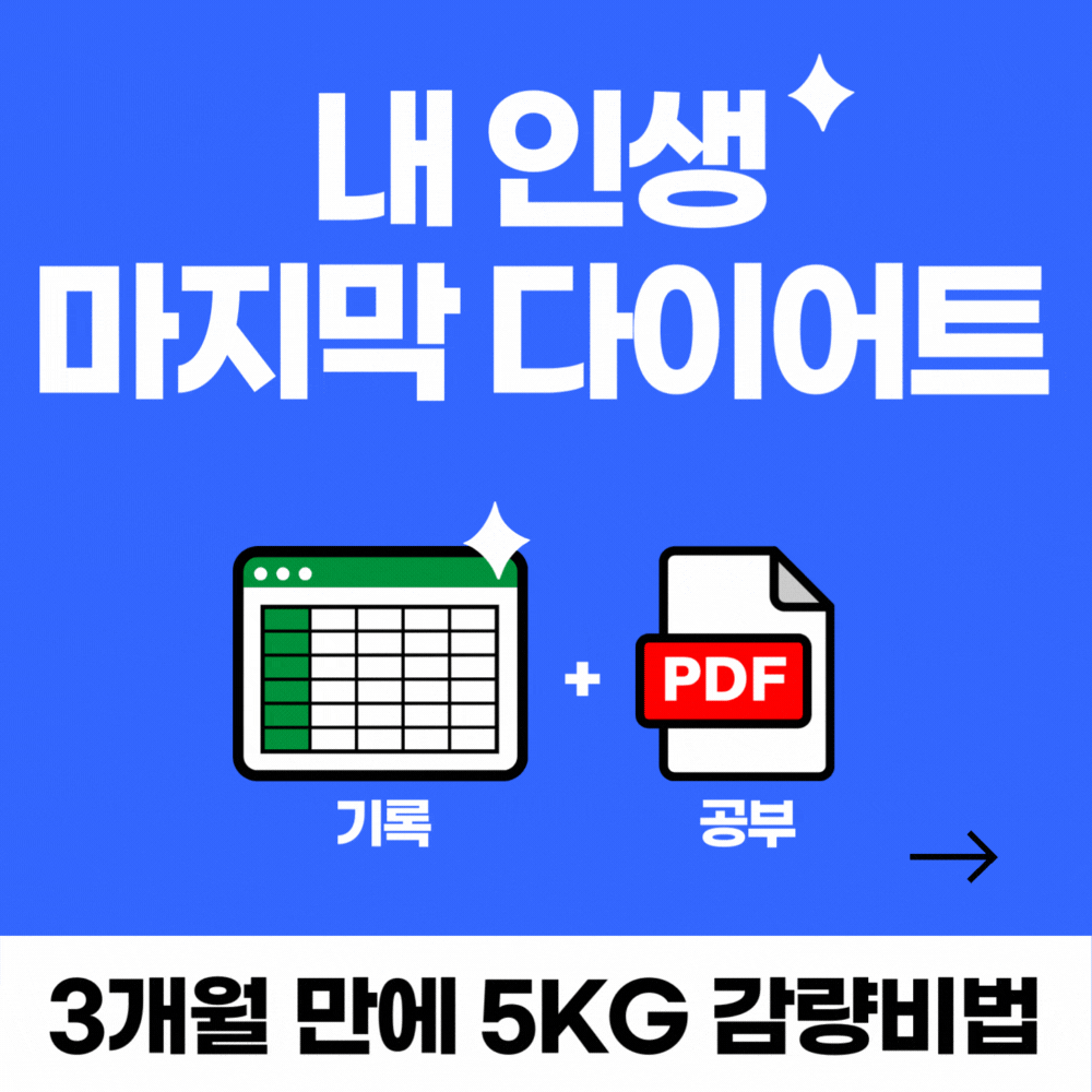 운동일지 템플릿(구글시트/엑셀) + 운동가이드(PDF) + 운동리스트100(PDF) + N분할루틴 가이드(PDF) : "헬짱일지" 패키지💙