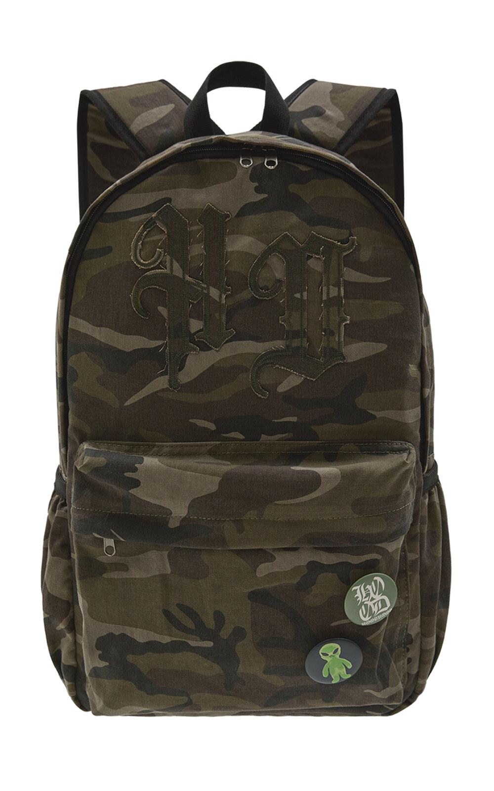 [02/25예약배송]HD 로고 아플리케 백팩 카모