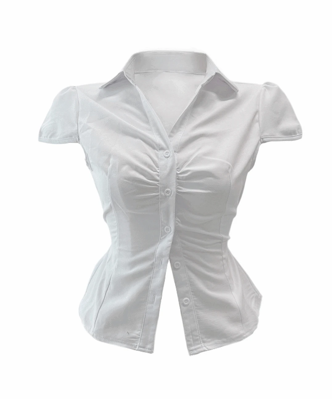Selly shirring shirt