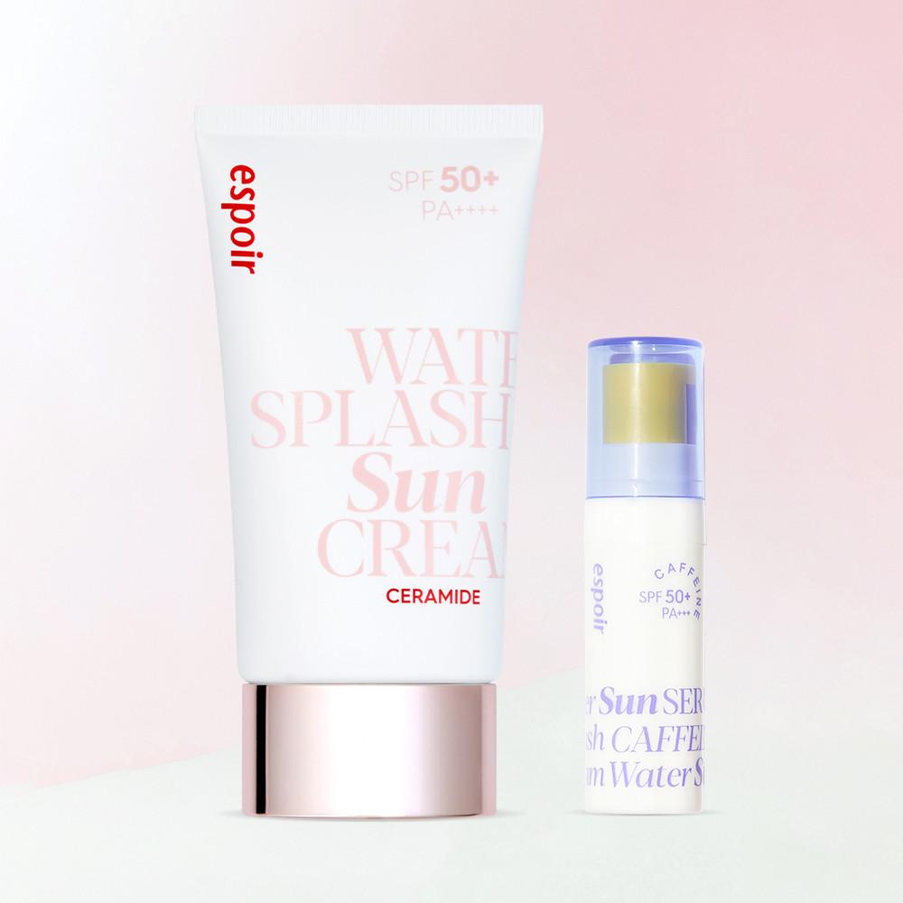 에스쁘아 NEW 워터 스플래쉬 선크림 세라마이드 SPF50+ PA++++  60ml + 증정: 선세럼 5ml