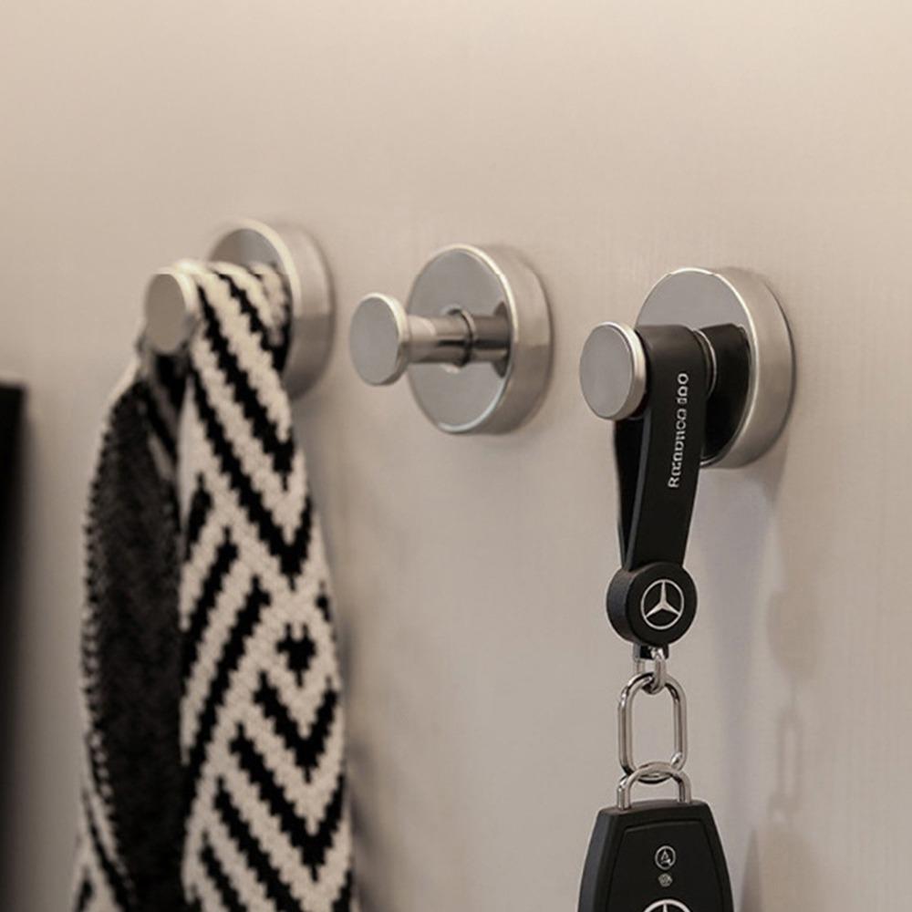 무타공 흡착 스텐 후크 2colors