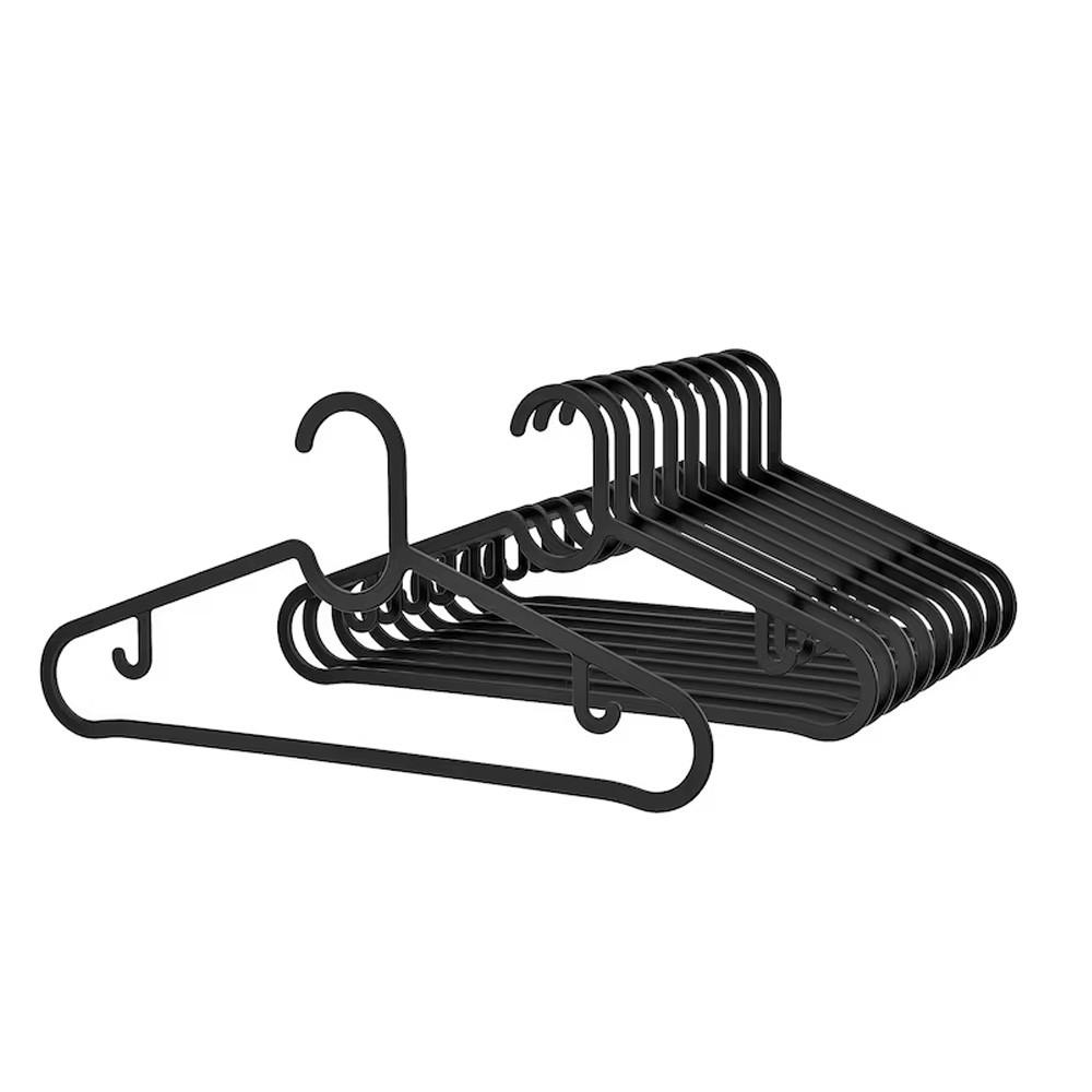 이케아 SPRUTTIG 스프루티그 플라스틱 옷걸이 블랙 (10P)