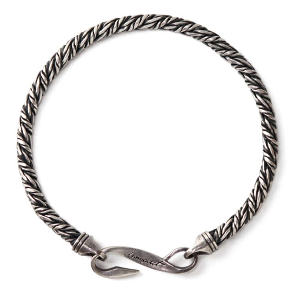 엔틱 체인 92.5 Silver 팔찌 무광 유화