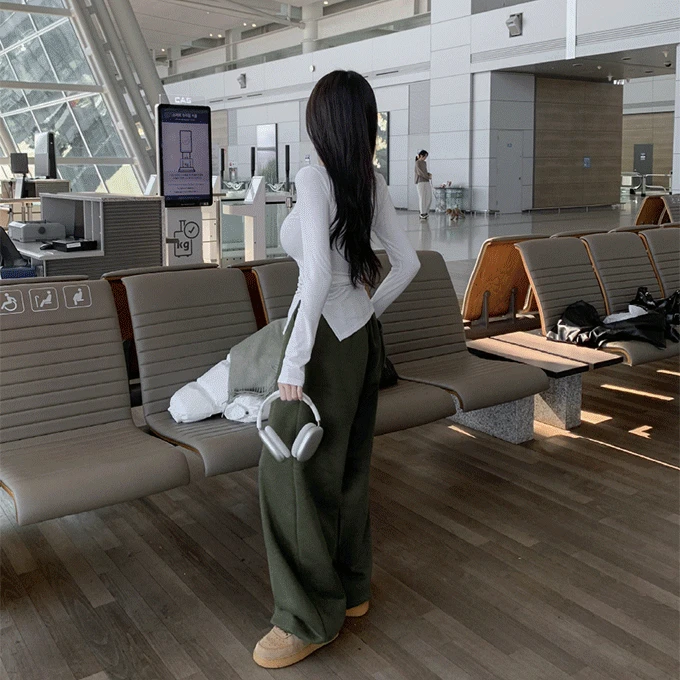 [당일배송][자체제작][가을신상] 티라미수 기모 스토퍼 와이드 롱 팬츠 -6 color