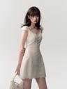 [OAK MOO] "Thrilling Time\" Cream lace dress