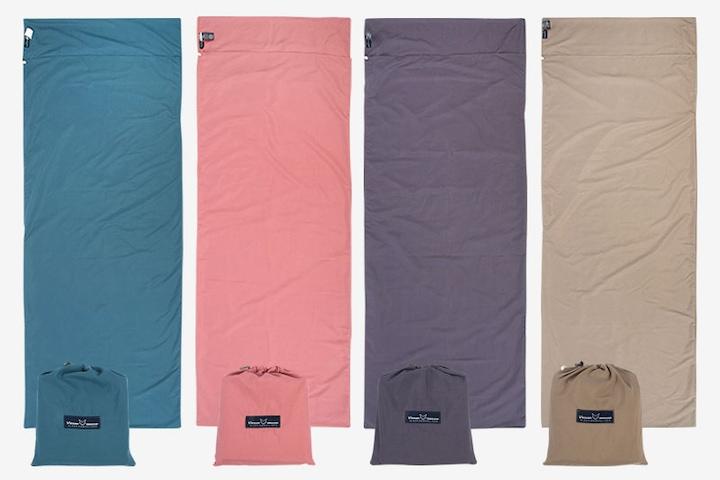 여행 라이너 초 경량 침낭 내피 담요/4color