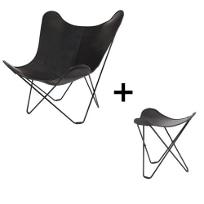 [1+1무료배송] 마리포사 버터플라이 체어 블랙 + 트리코로나 체어