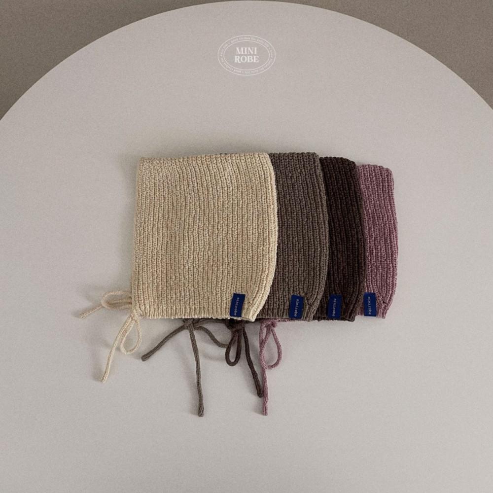 무드바이원 미니로브 니트보넷