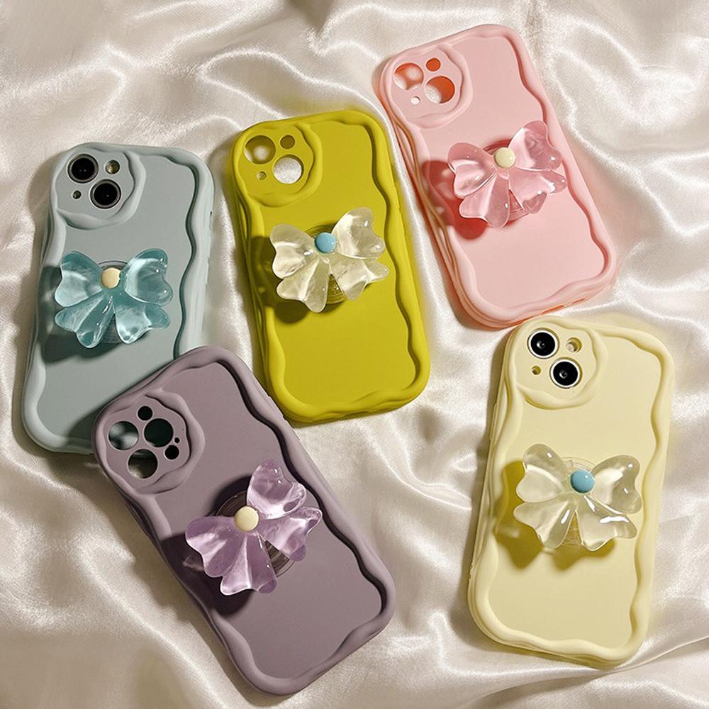 레진 그립톡 슬림 실리콘 범퍼 갤럭시 S23 S22 S21 울트라 플러스 아이폰14 아이폰13 아이폰12 아이폰11 프로 맥스 귀여운 파스텔색 젤리 스마트톡 케이스