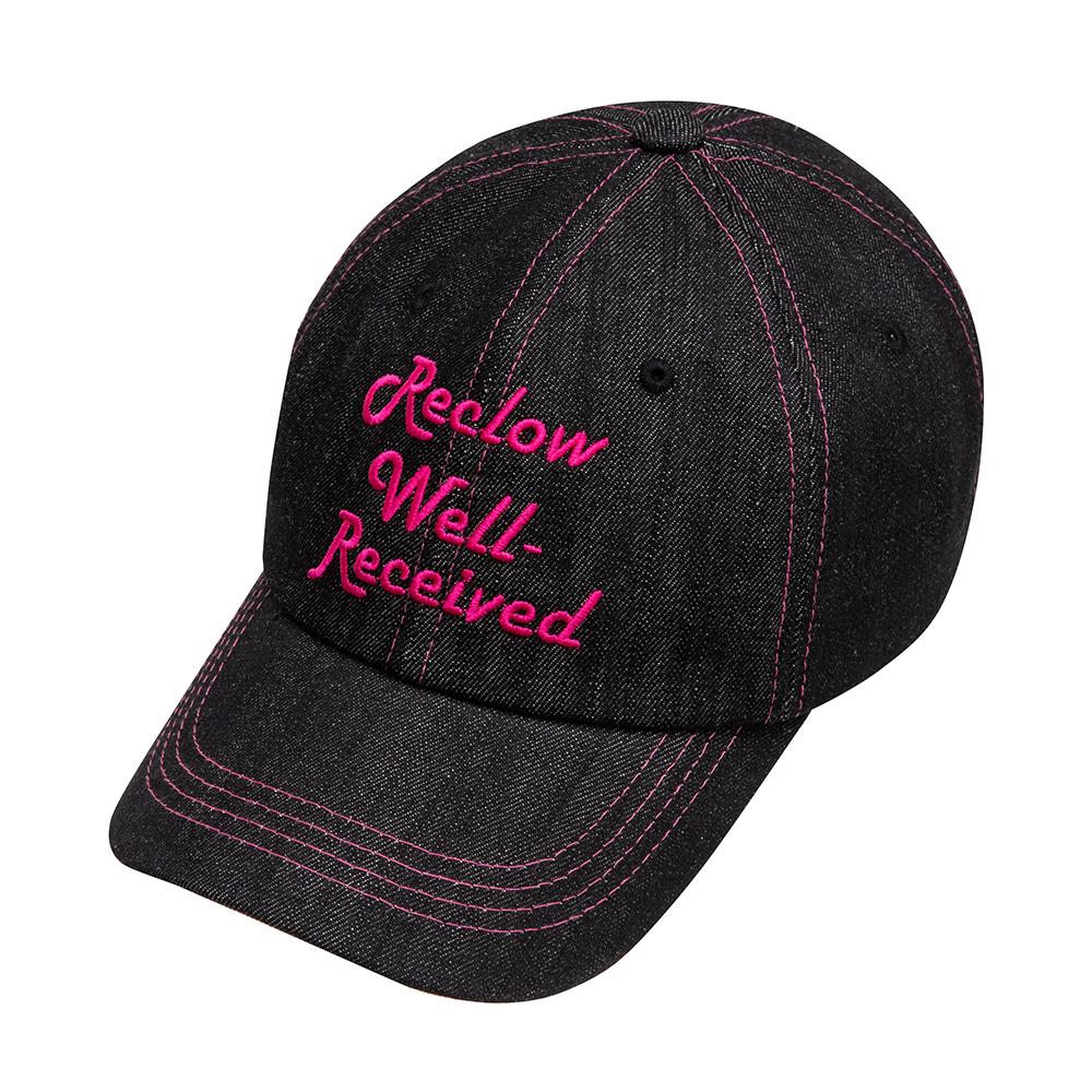 RECLOW WELL RWL BALL CAP BLACK DENIM