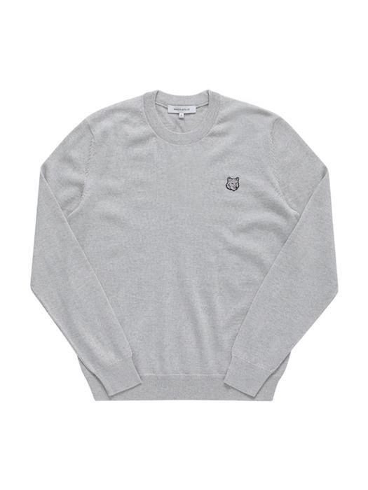 메종키츠네 MM00815KT1036 H120 볼드 헤드 폭스 패치 남성 니트