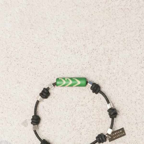 ETHNIC WAVE BRACELET-GREEN : ARCHIVE-061