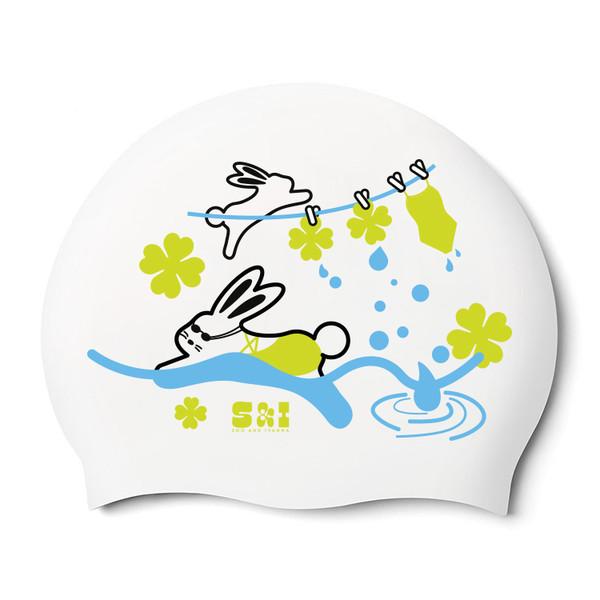 Bunny's Daily Routine Swim Cap 버니의 하루일과 수모