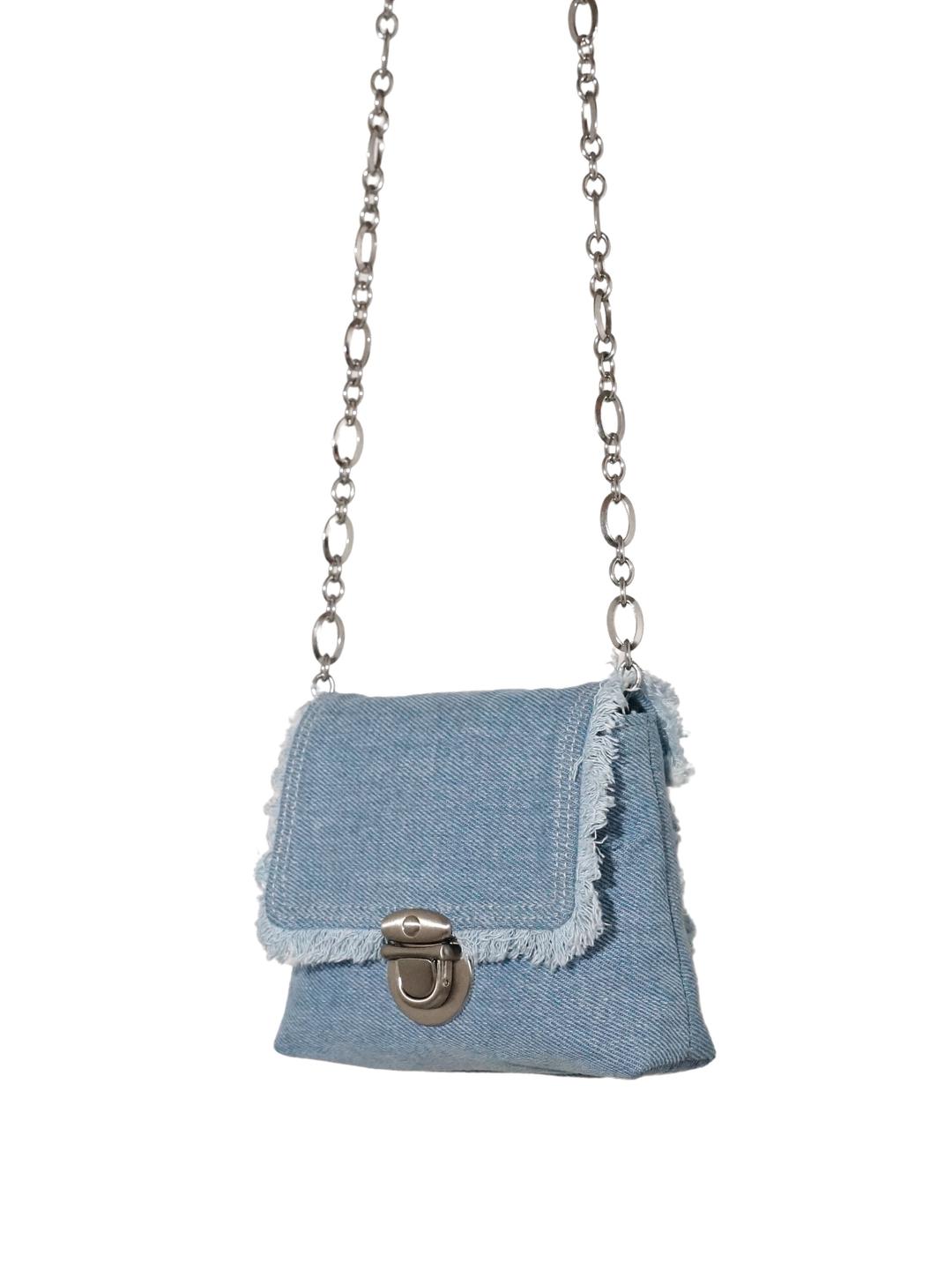 Pendu. Micro bag Denim Sky Blue color