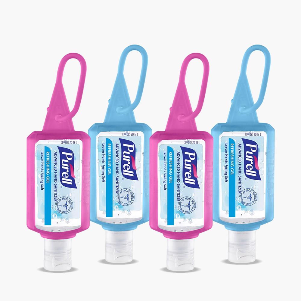 퓨렐 휴대용 손소독제 30ml 젤리랩 4개