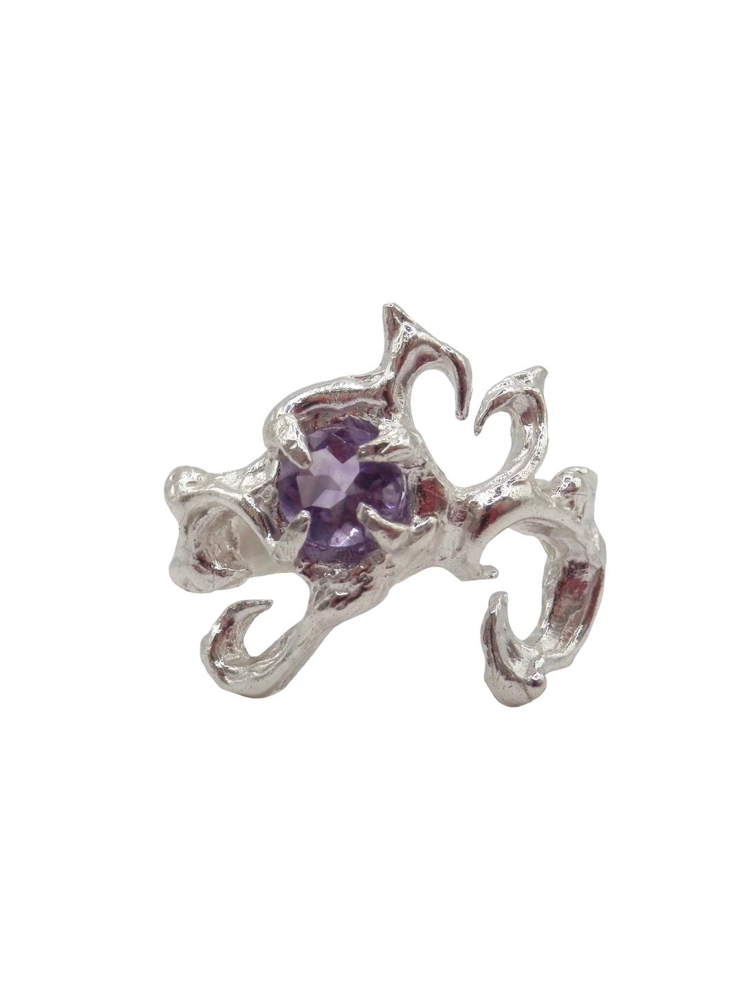 SILVER SYMPHONY RING - Amethyst