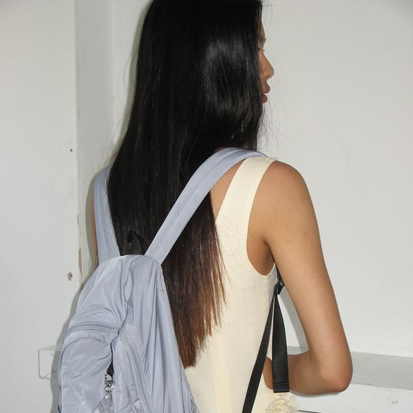 [6차리오더:바로배송] 0002 HideSlot Classic Backpack_Blue Grey
